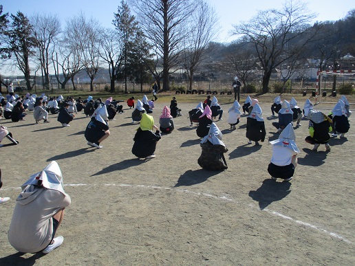 予告なしの避難訓練を実施の写真