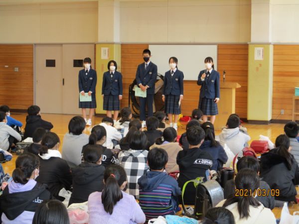 卒業までラストスパートの６年生、がんばれ！の写真