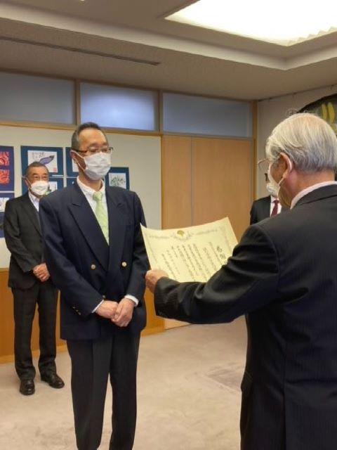 一の谷の地域力に東京都から感謝状の写真4