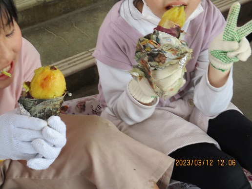 わくわく焼いも会　～おいしい！という声が地域にこだましました～の写真