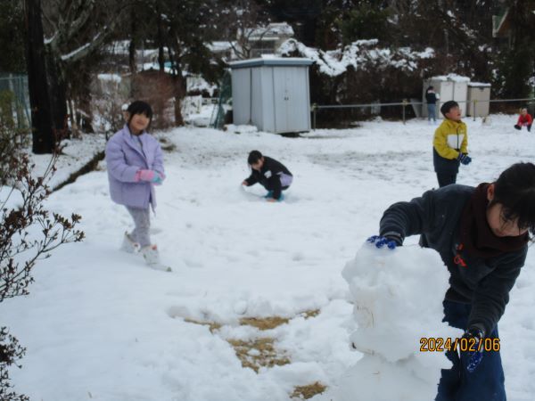 雪を楽しもう！冬も楽しもう！の写真